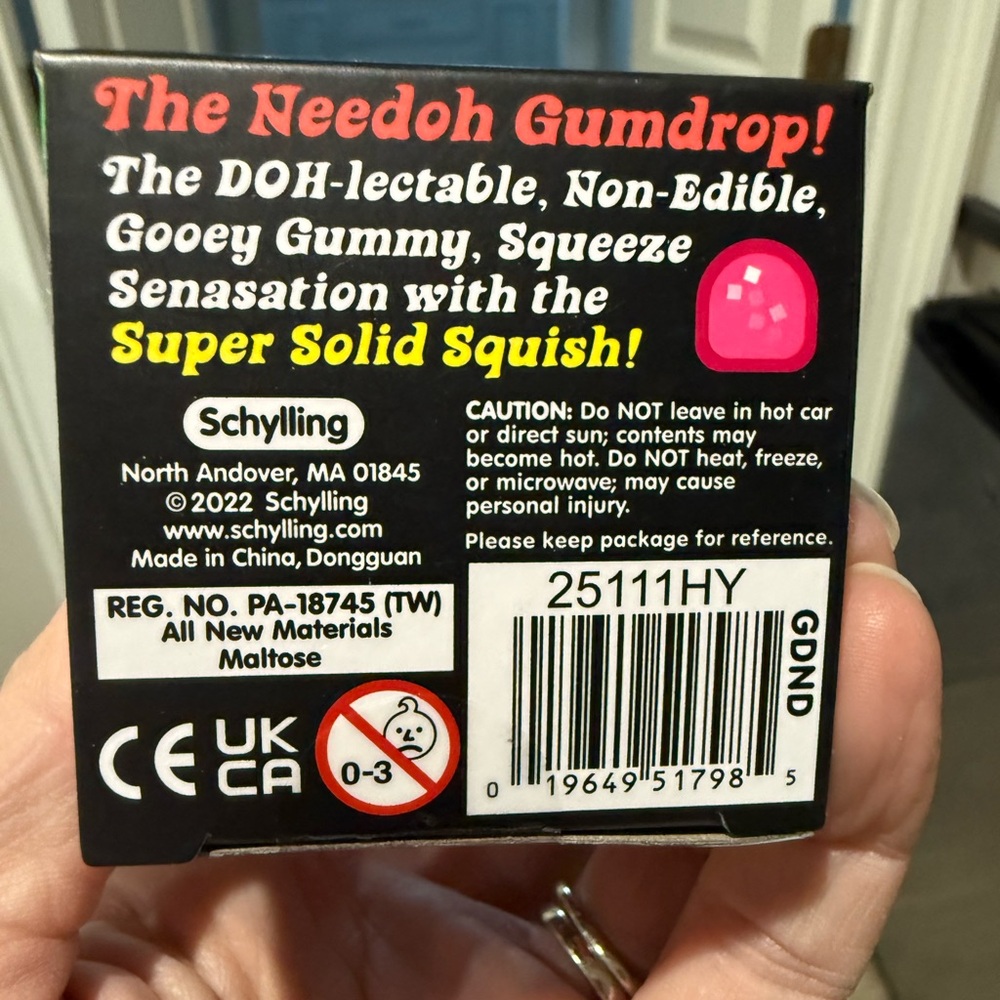 Schylling NeeDoh Gumdrop Blue Squishy Toy TIKTOK fav! - Picture 5 of 5
